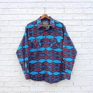 Panhandle Slim Western Pearl Snap Shirt Large